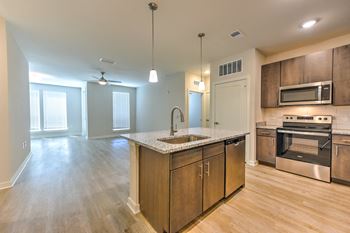 Open Kitchen and Living Room at Pinnacle Apartments, Jacksonville, FL